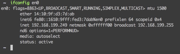 ifconfig